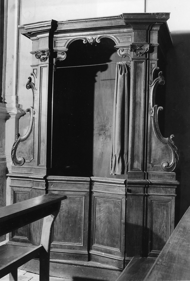 confessionale, opera isolata - bottega Italia centrale (sec. XVIII)