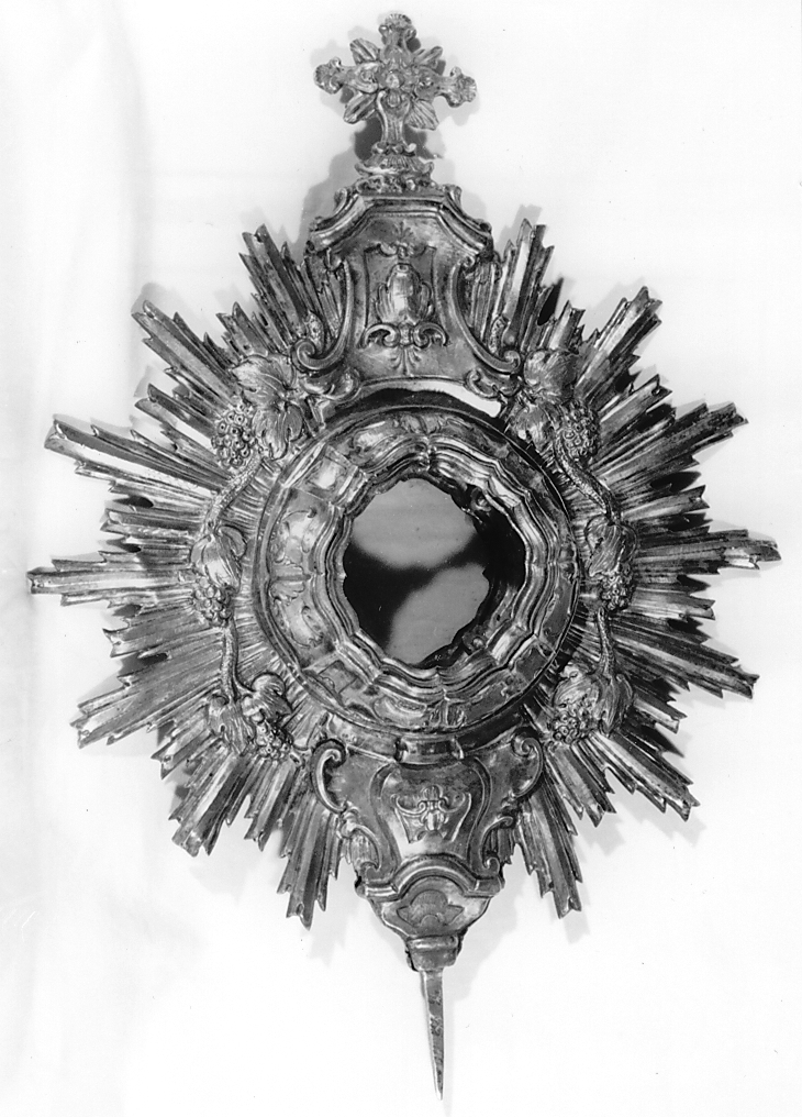 raggiera di ostensorio - ambito napoletano (sec. XVIII)
