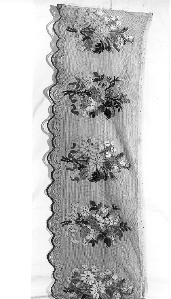 bordura, opera isolata - manifattura abruzzese (secc. XIX/ XX)
