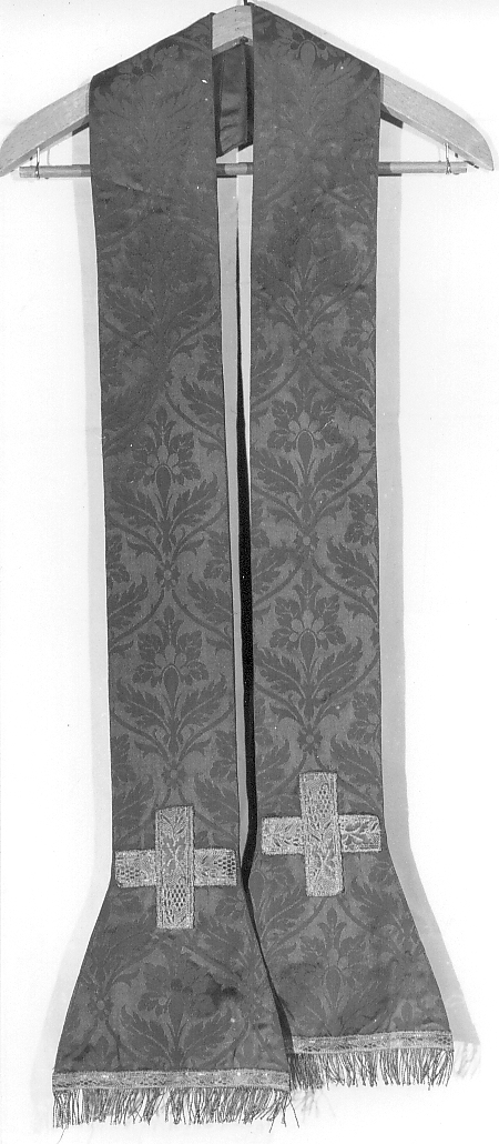 stola, opera isolata - manifattura italiana (seconda metà sec. XIX)