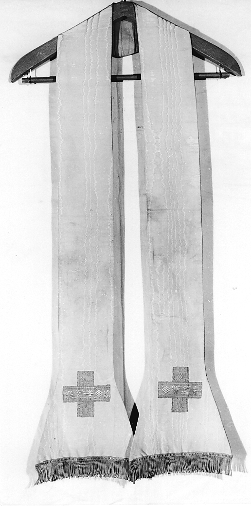 stola, elemento d'insieme - manifattura italiana (prima metà sec. XIX)