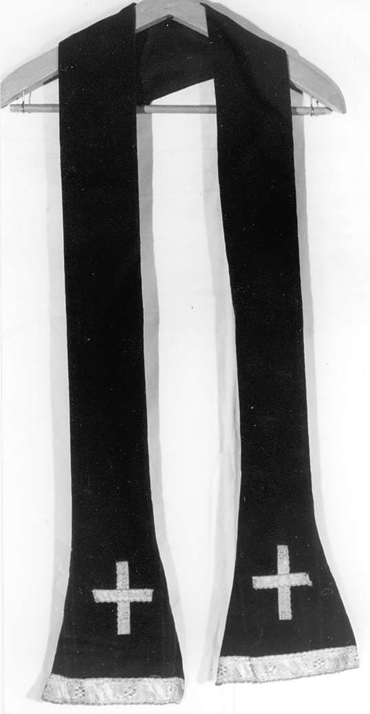 stola, elemento d'insieme - manifattura italiana (secondo quarto sec. XIX)