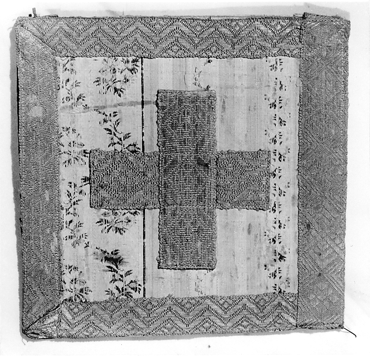 borsa, elemento d'insieme - manifattura italiana (seconda metà sec. XVIII)