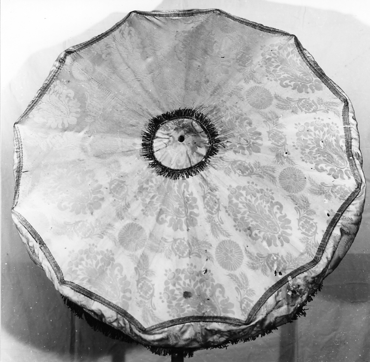 ombrellino processionale, opera isolata - manifattura italiana (seconda metà sec. XIX)