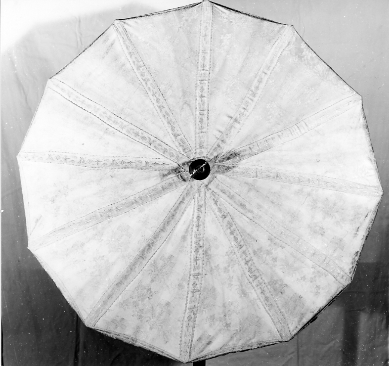 ombrellino processionale, opera isolata - manifattura italiana (seconda metà sec. XIX)