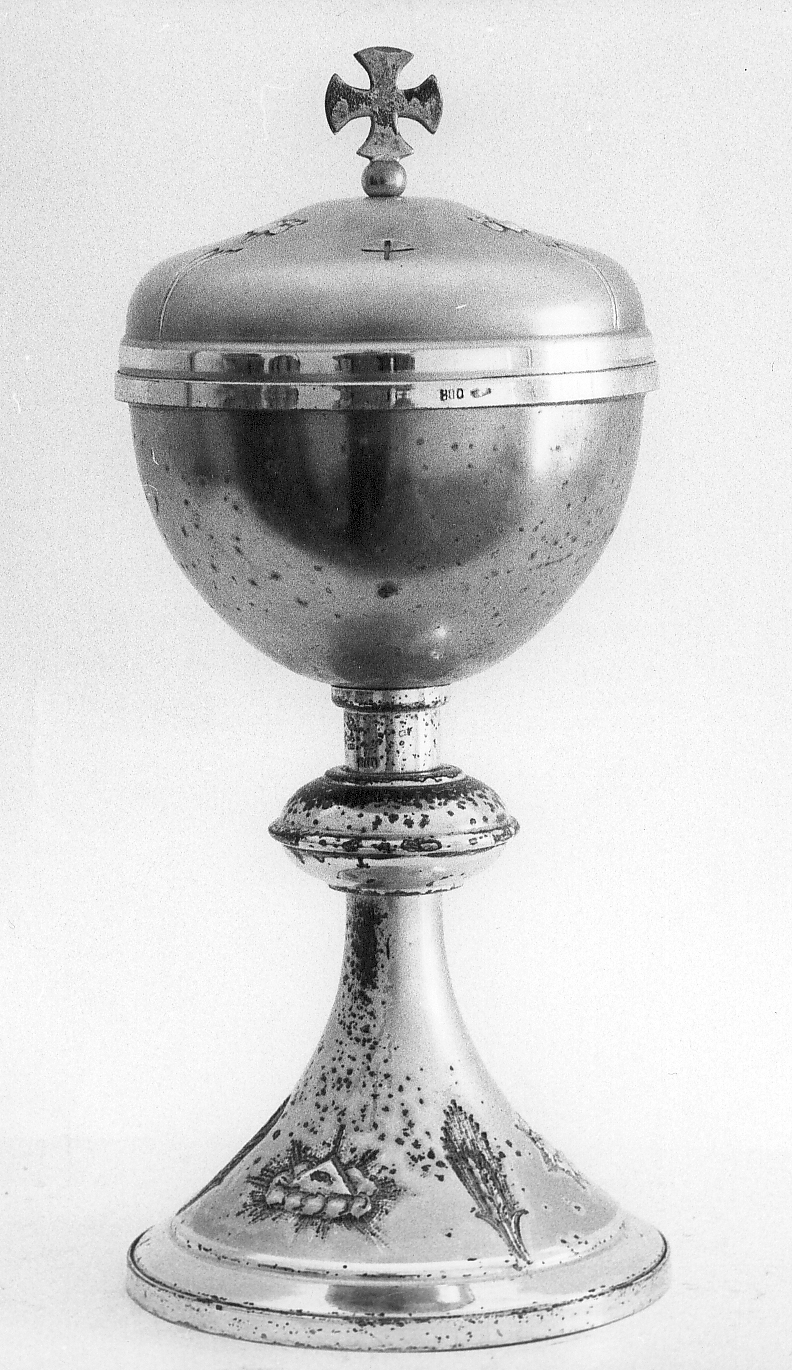 pisside, opera isolata - bottega Italia centrale (sec. XX)