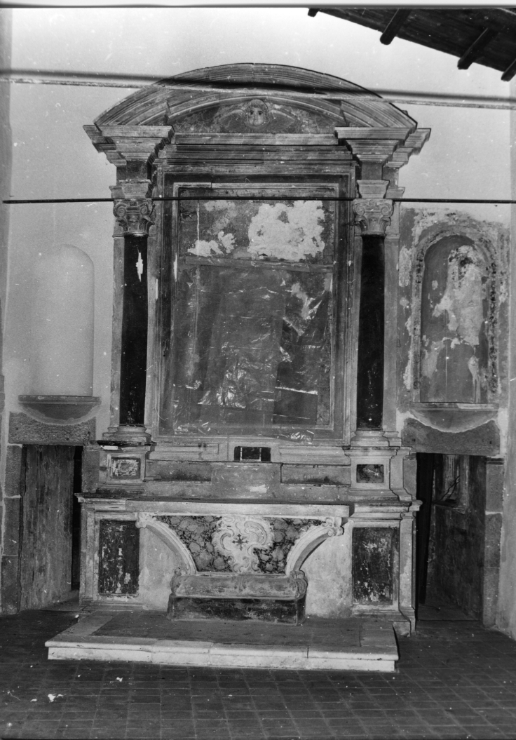 altare maggiore - bottega Italia centrale (sec. XVII)