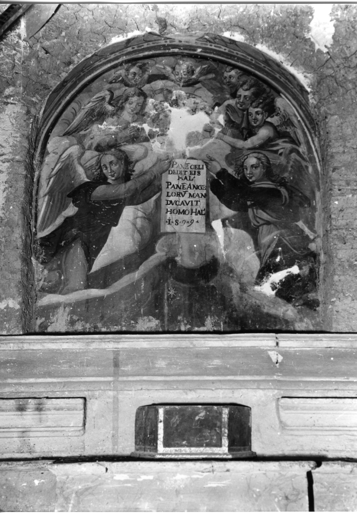 gloria di angeli (dipinto) - ambito Italia centrale (sec. XVI)