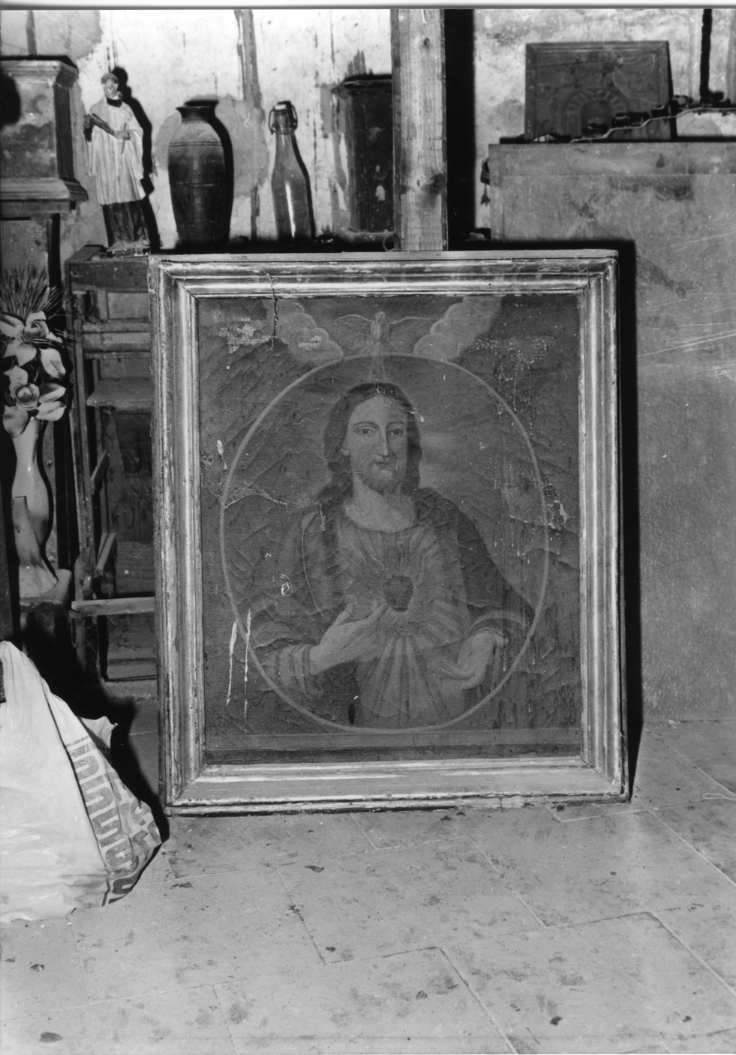 Sacro Cuore di Gesù (dipinto) - ambito Italia centrale (sec. XIX)