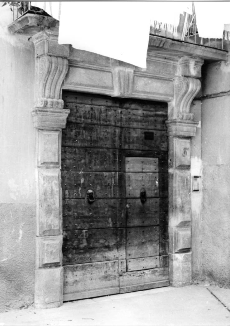 portale, opera isolata - bottega Italia centrale (fine/inizio secc. XIX/ XX)