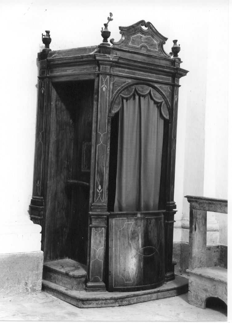 confessionale, serie - bottega Italia centrale (sec. XIX)