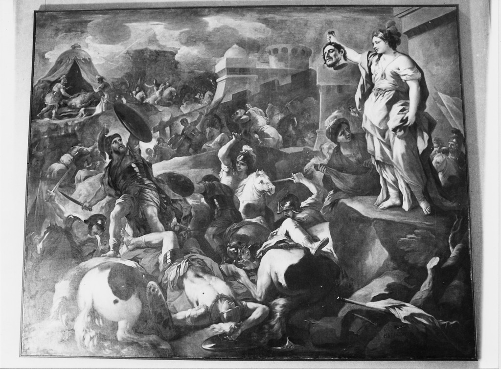 Giuditta con la testa di Oloferne (dipinto) di Malinconico Nicola (sec. XVII)