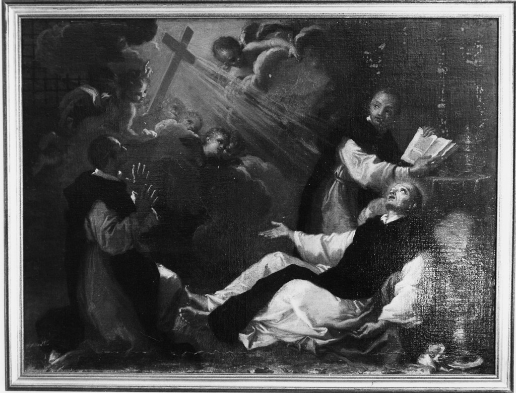 Morte di San Celestino (dipinto) di Ruthart Carl Borromaus Andreas (attribuito) (seconda metà sec. XVII)