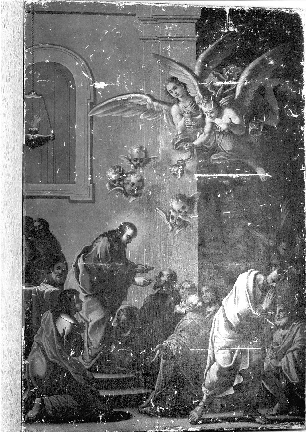 comunione degli apostoli (dipinto) - ambito italiano (sec. XIX)