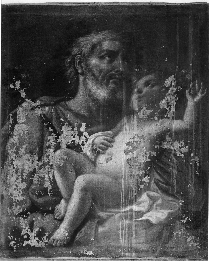 San Giuseppe e Gesù Bambino (dipinto) - ambito italiano (fine sec. XVIII)