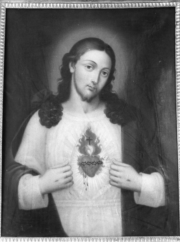 Sacro Cuore di Gesù (dipinto) - ambito italiano (fine sec. XIX)