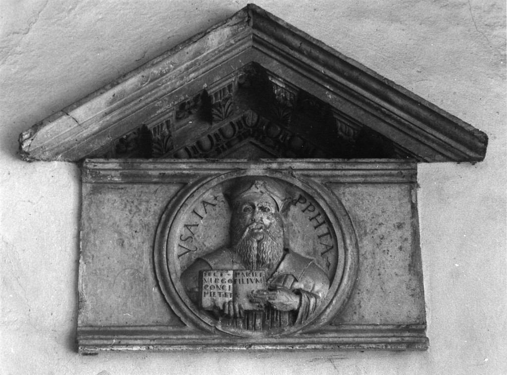 Isaia (rilievo) - ambito Italia centrale (secc. XV/ XVI)