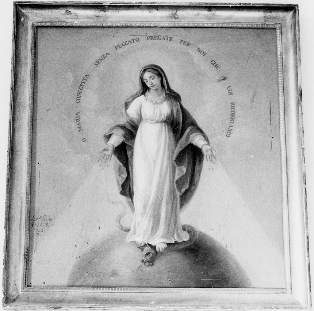 Immacolata Concezione (dipinto) di Giusto Lorenzo (sec. XIX)