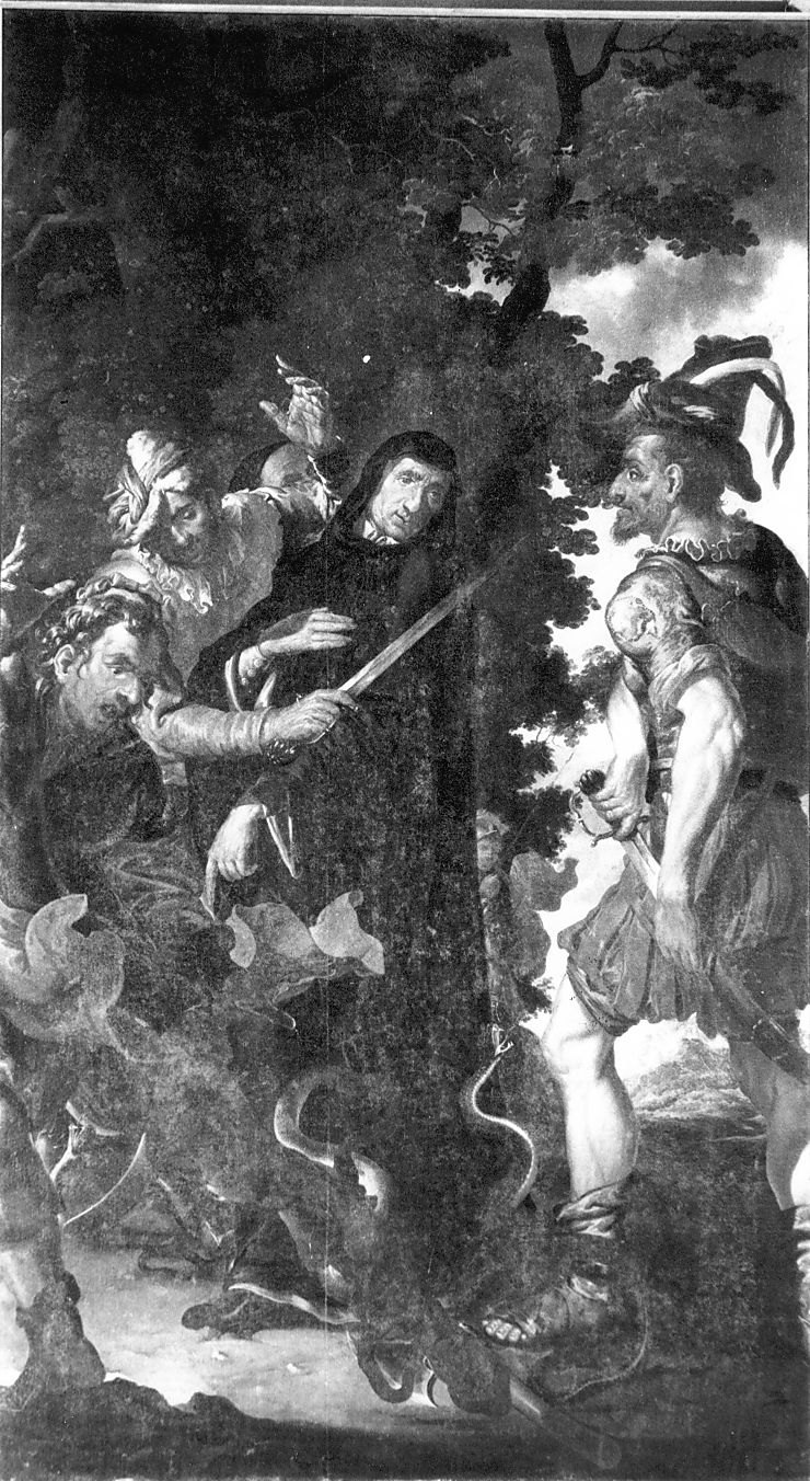 San Celestino fra i sicari (dipinto) di Ruthart Carl Borromaus Andreas (seconda metà sec. XVII)