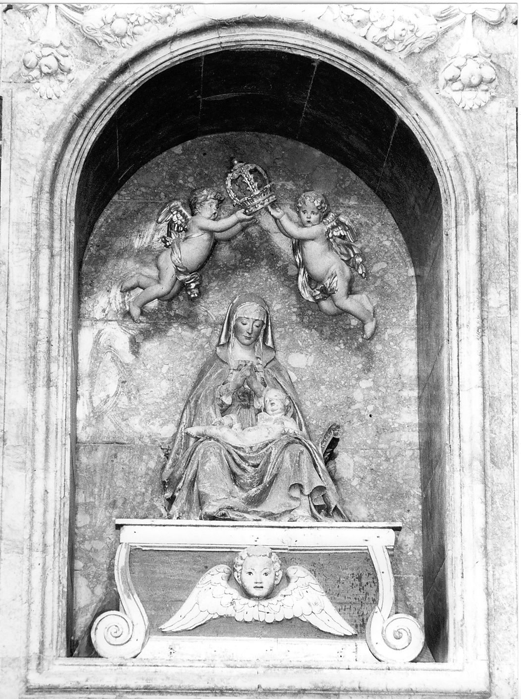 Madonna con Bambino (statua) di Gatti Saturnino (sec. XVI)