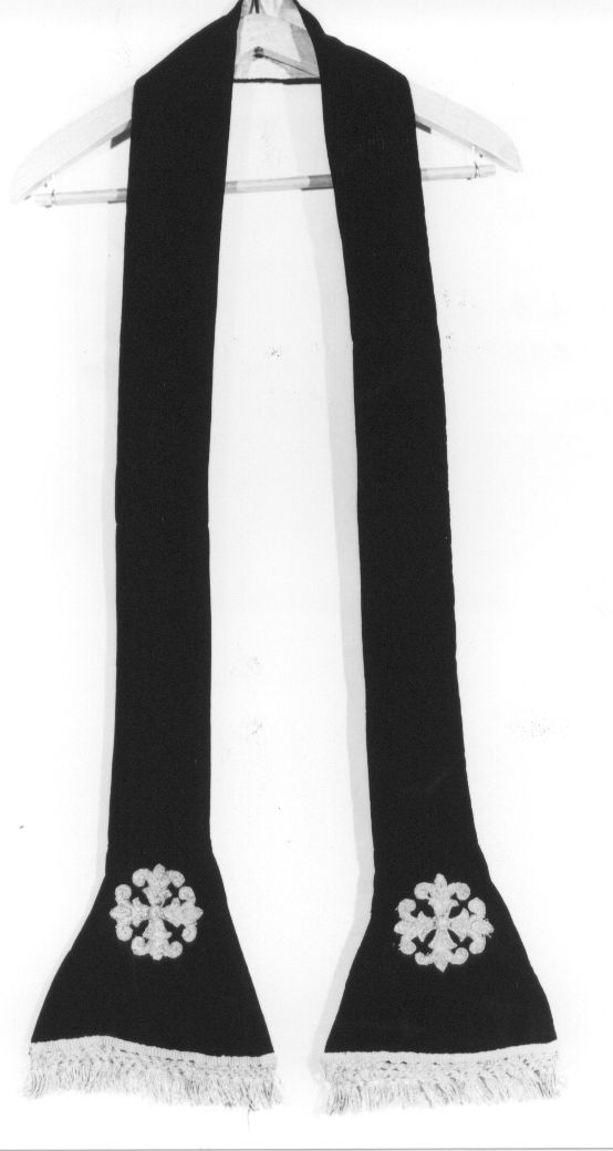 stola, opera isolata - manifattura Italia centrale (sec. XIX)