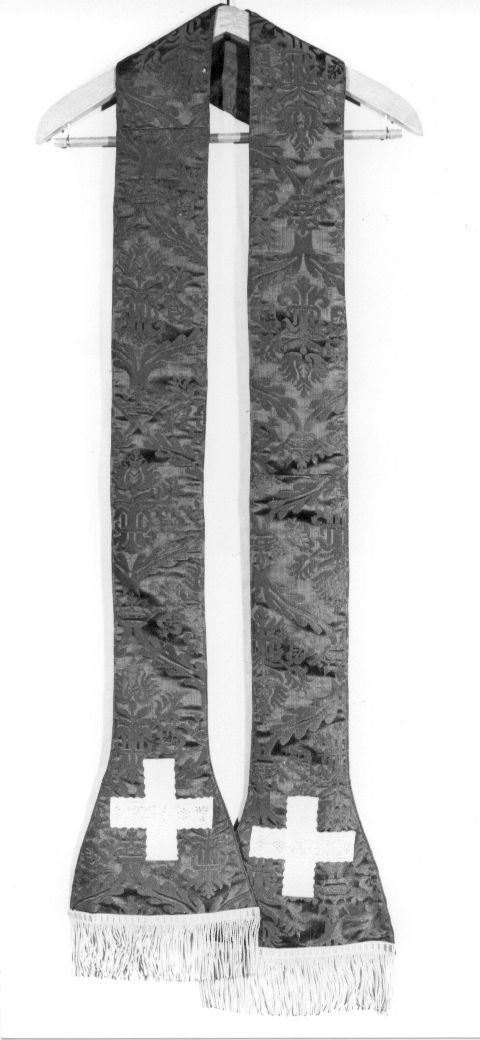 stola, opera isolata - manifattura Italia centrale (seconda metà sec. XIX)