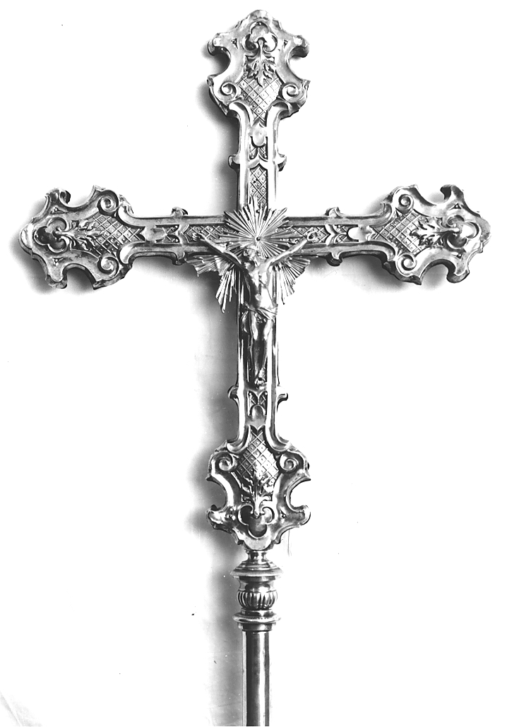 croce processionale - ambito Italia centrale (sec. XIX)