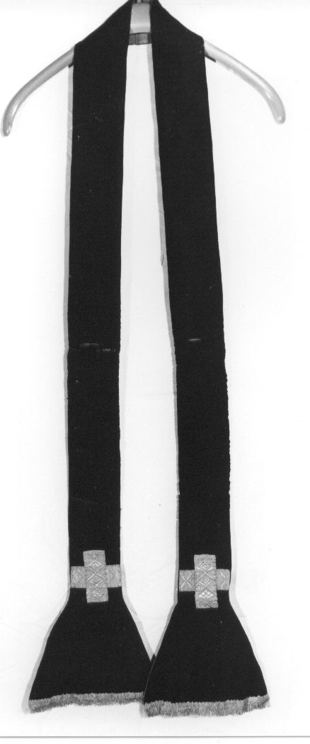 stola, opera isolata - manifattura italiana (ultimo quarto sec. XVIII)