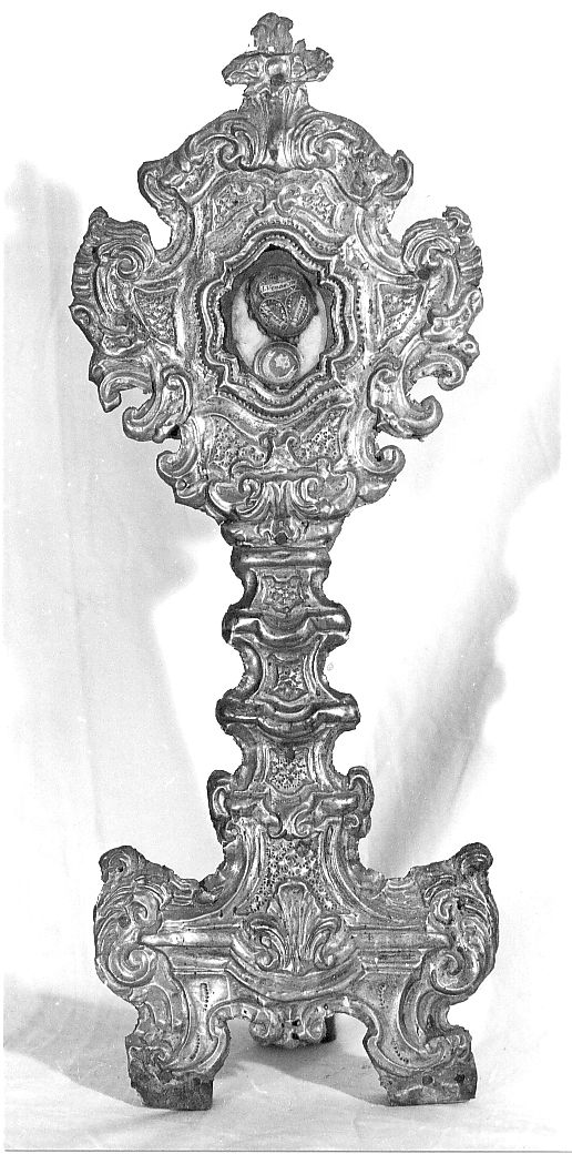 reliquiario-ostensorio, coppia - ambito Italia centrale (seconda metà sec. XVIII)