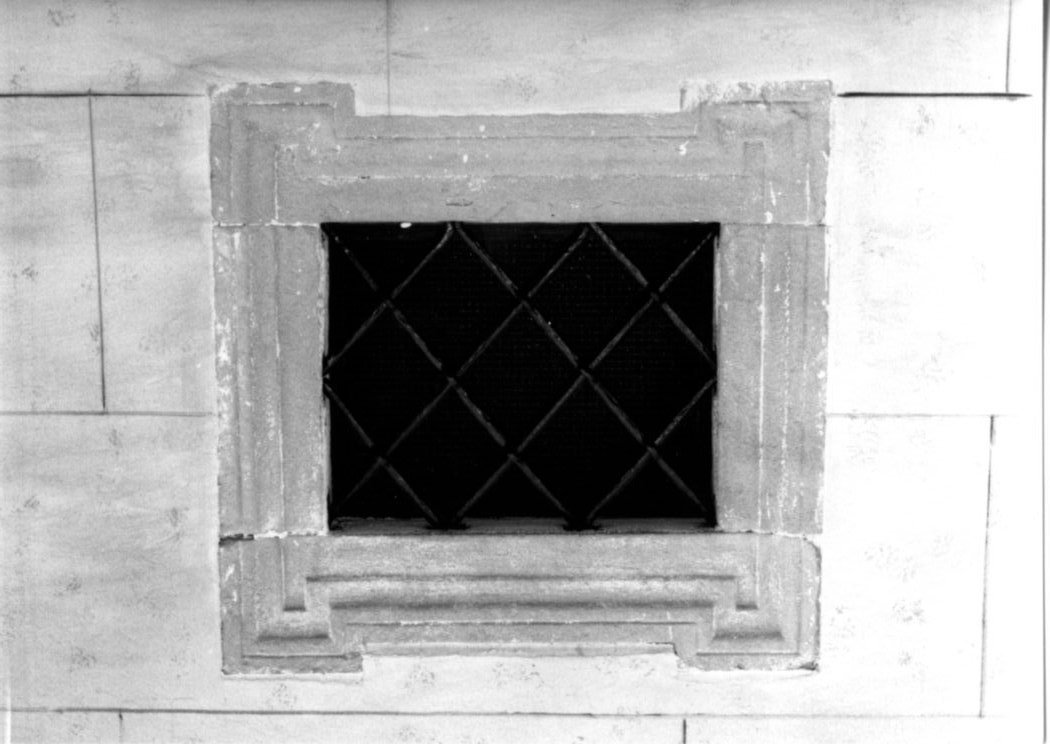 mostra di finestra, opera isolata - bottega Italia centrale (fine sec. XVIII)