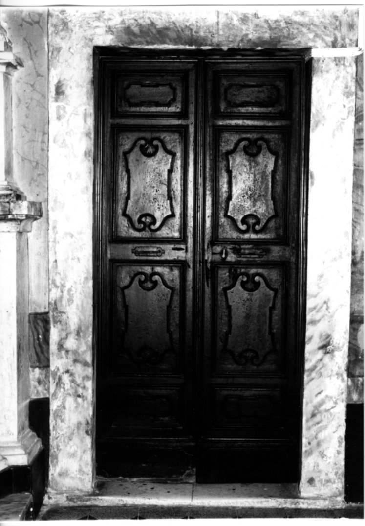 porta - a due battenti, opera isolata - bottega Italia centrale (sec. XIX)