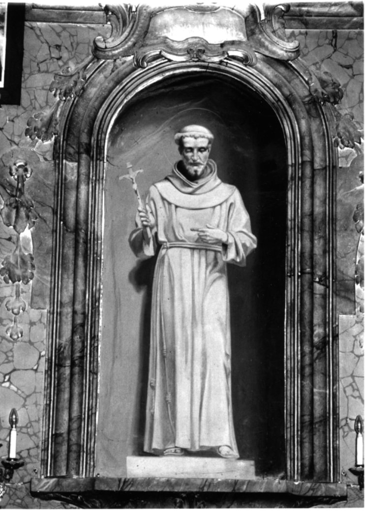 San Francesco (dipinto, opera isolata) - bottega Italia centrale (sec. XIX)