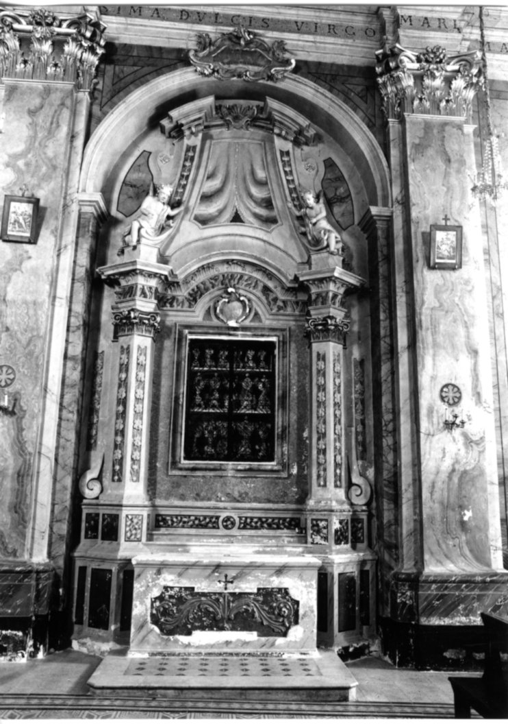 altare, opera isolata - bottega Italia centrale (sec. XIX)