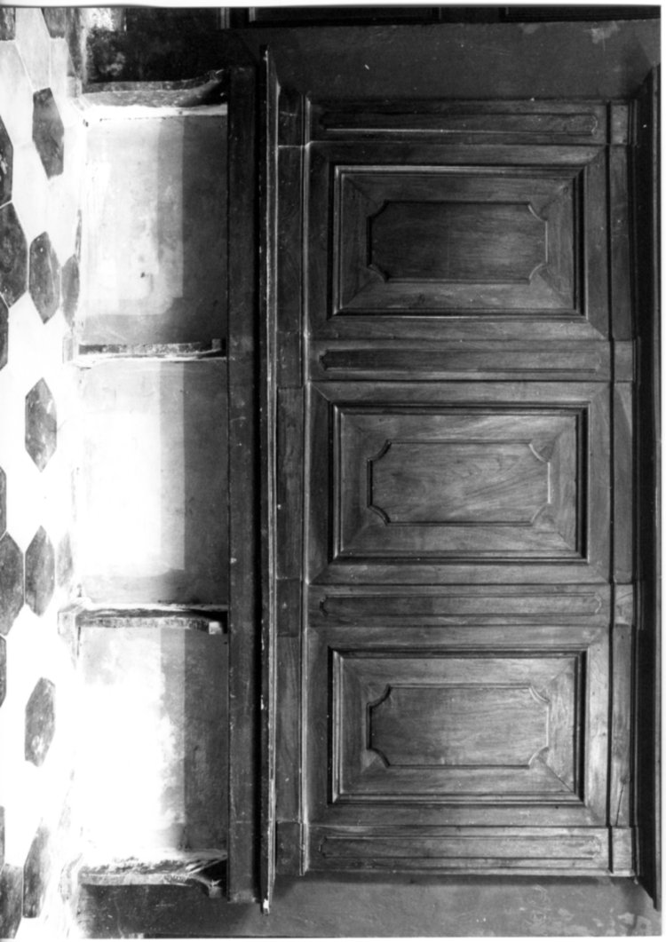 stalli del coro, opera isolata - bottega Italia centrale (sec. XIX)