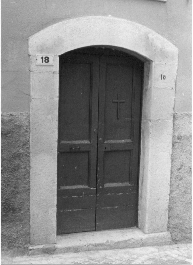 portale, elemento d'insieme - bottega Italia centrale (sec. XIX)