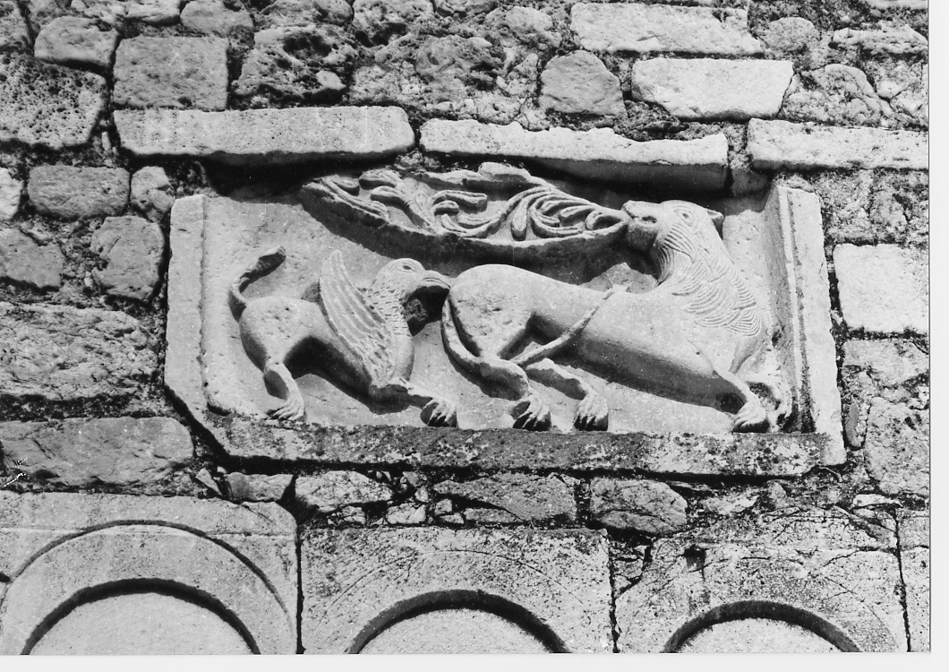 ANIMALI FANTASTICI (rilievo) - ambito Italia centrale (sec. XII)