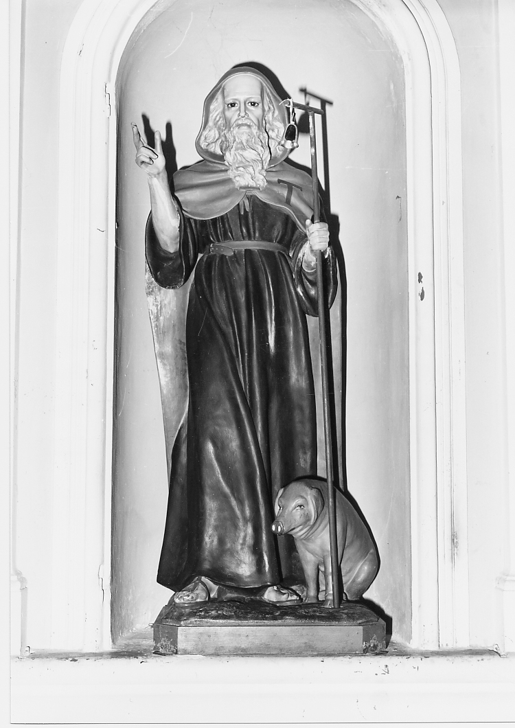 SANT'ANTONIO ABATE (statua) - ambito Italia centrale (sec. XX)