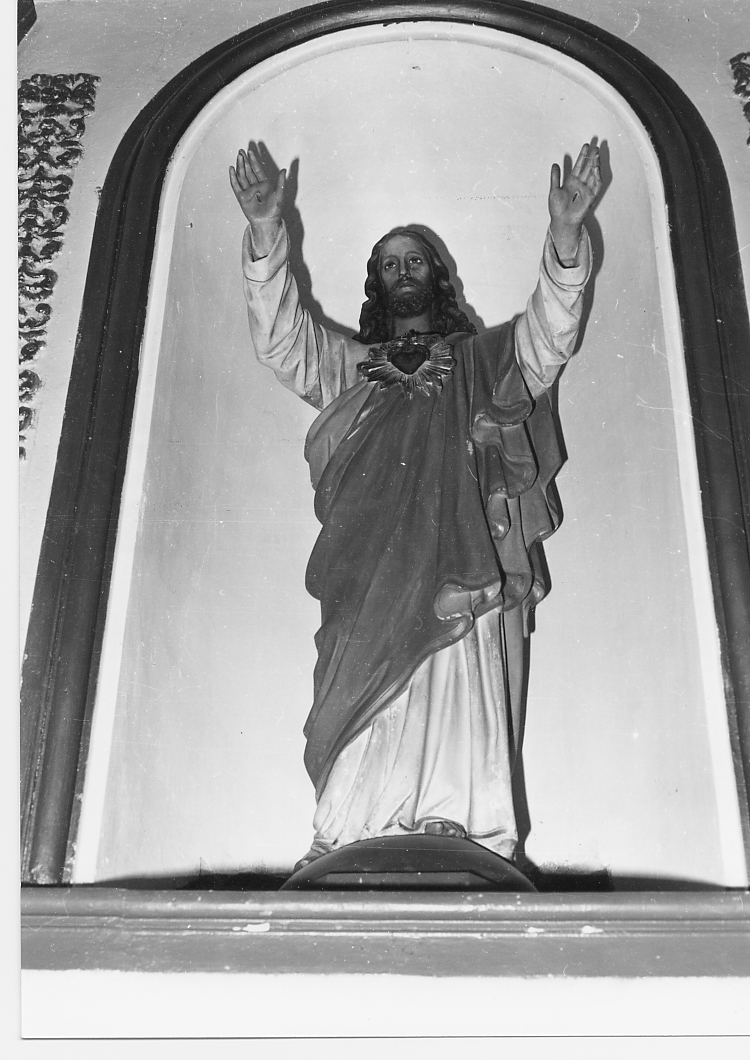 SACRO CUORE DI GESU' (statua) - ambito Italia centrale (sec. XX)