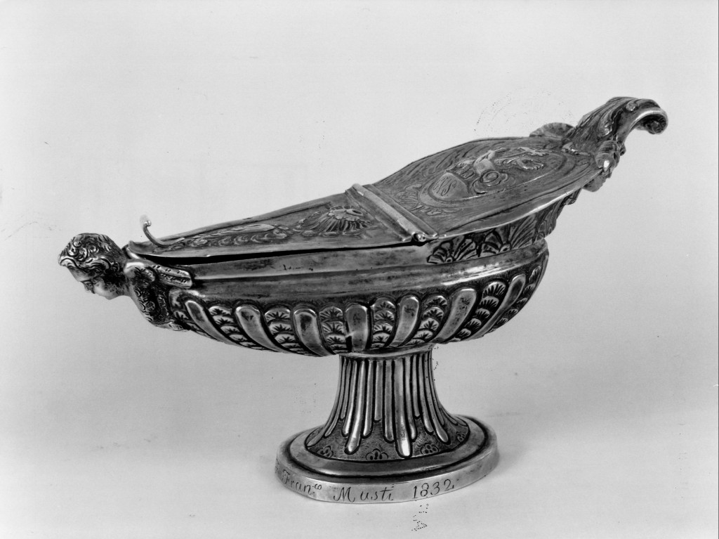 navicella portaincenso - produzione abruzzese (sec. XIX)