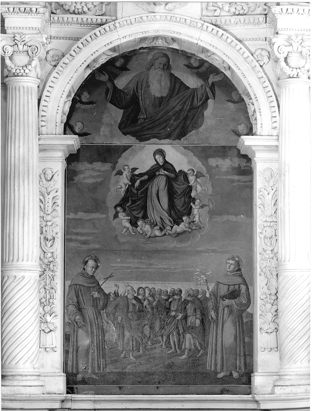 assunzione della Madonna (dipinto) di Vannucci Pietro detto Perugino (maniera) (fine/inizio secc. XV/ XVI)
