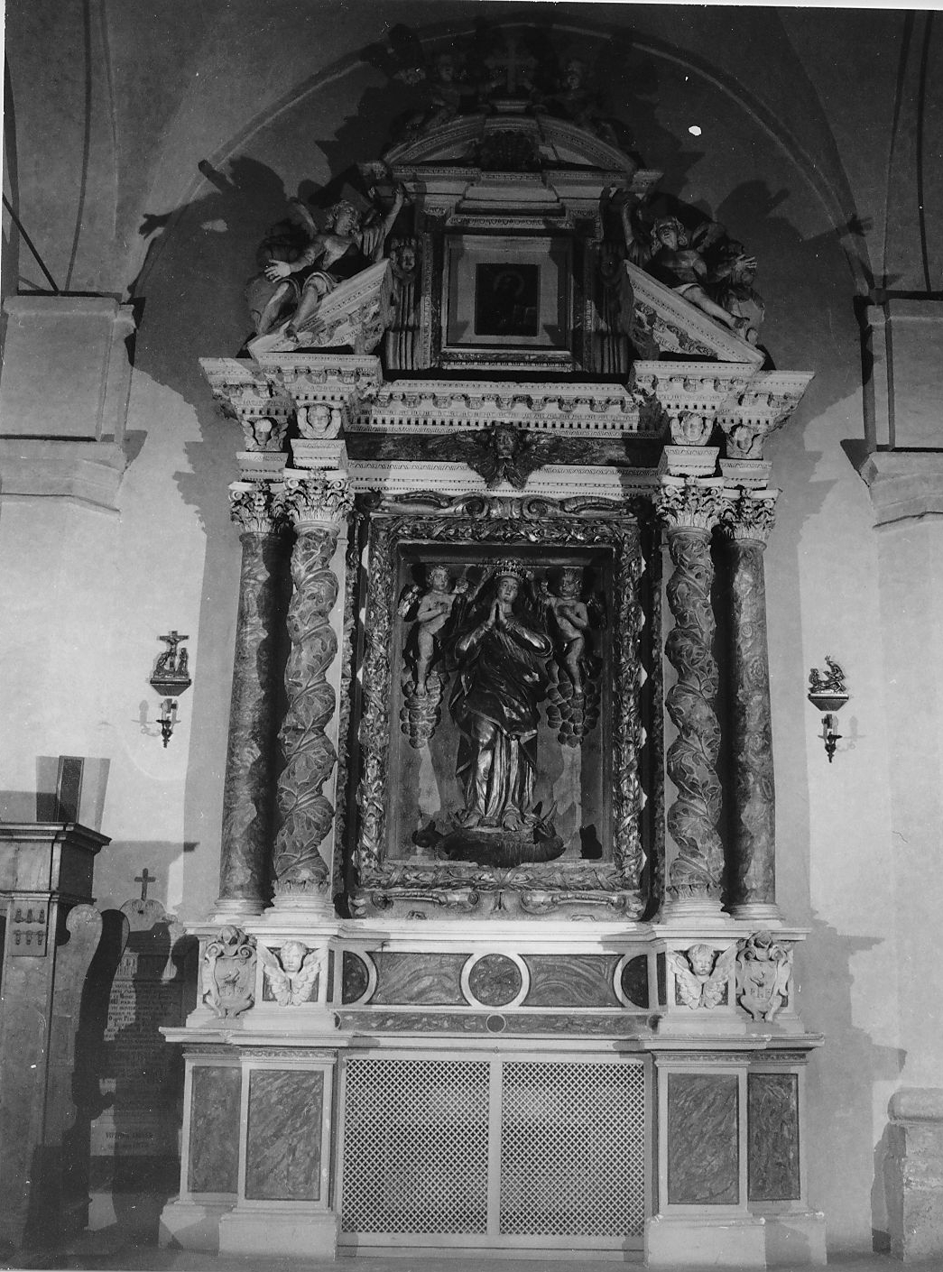 altare - produzione abruzzese (seconda metà sec. XVII)