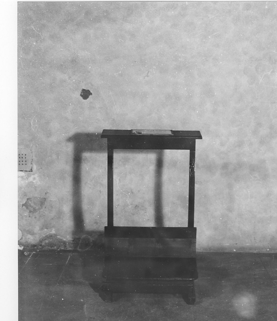 inginocchiatoio - ambito Italia centrale (fine/inizio secc. XIX/ XX)
