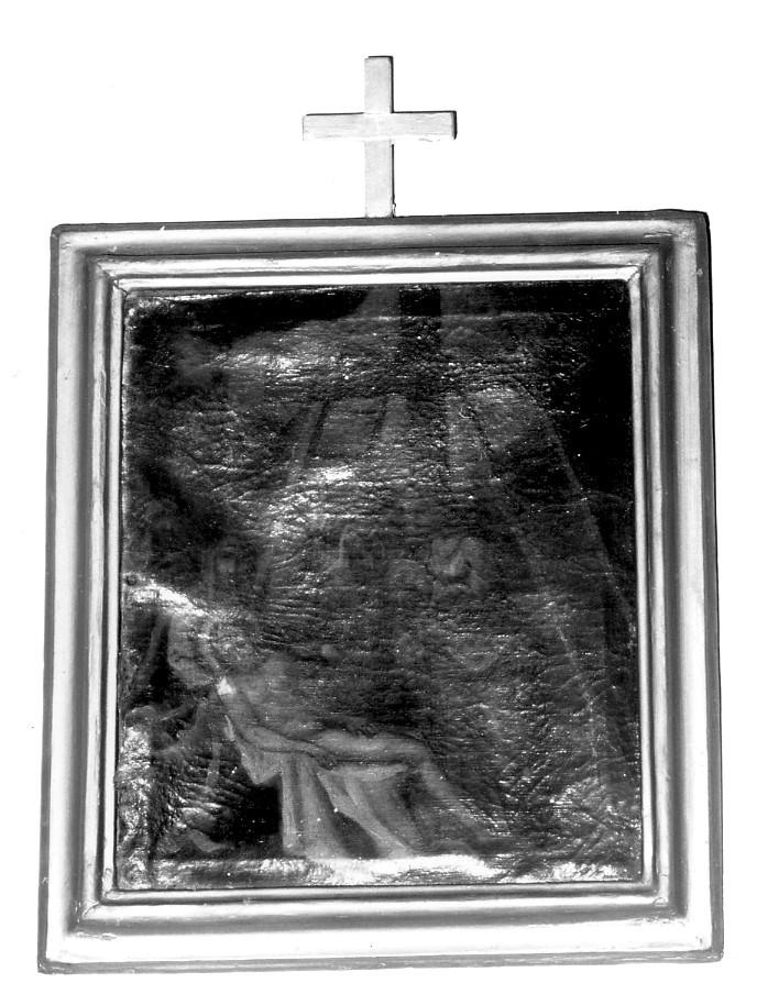 stazione XIII: Gesù deposto dalla croce (dipinto) - ambito Italia centrale (sec. I)