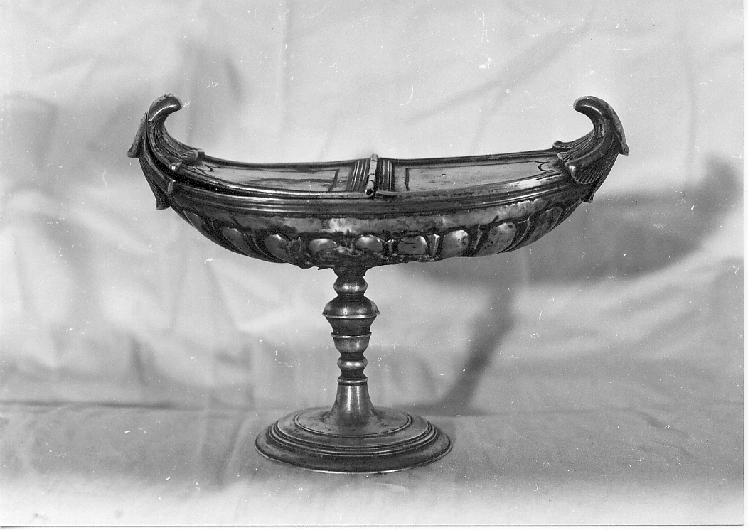 navicella portaincenso - ambito romano (seconda metà sec. XVII)