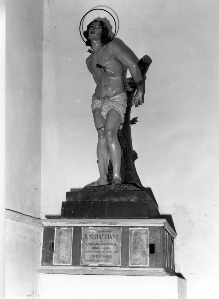 San Sebastiano (statua, opera isolata) - bottega Italia centrale (sec. XX)