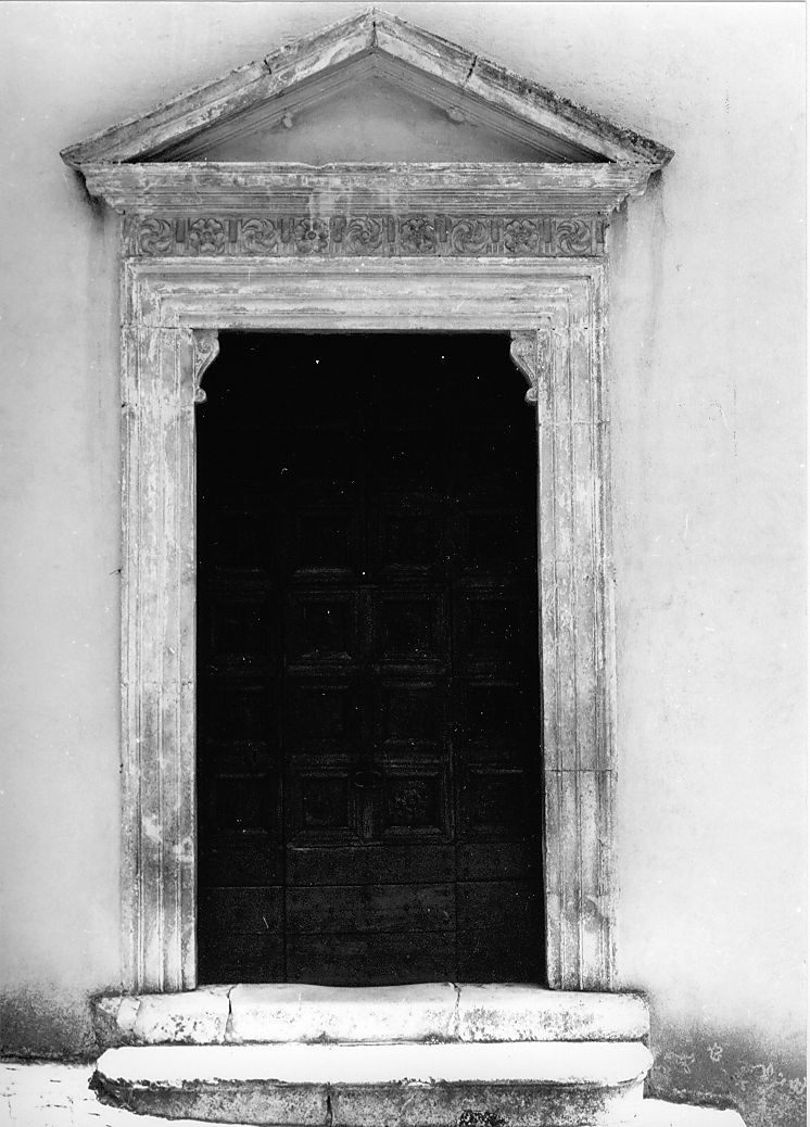 mostra di portale - ambito Italia centrale (inizio sec. XVII)