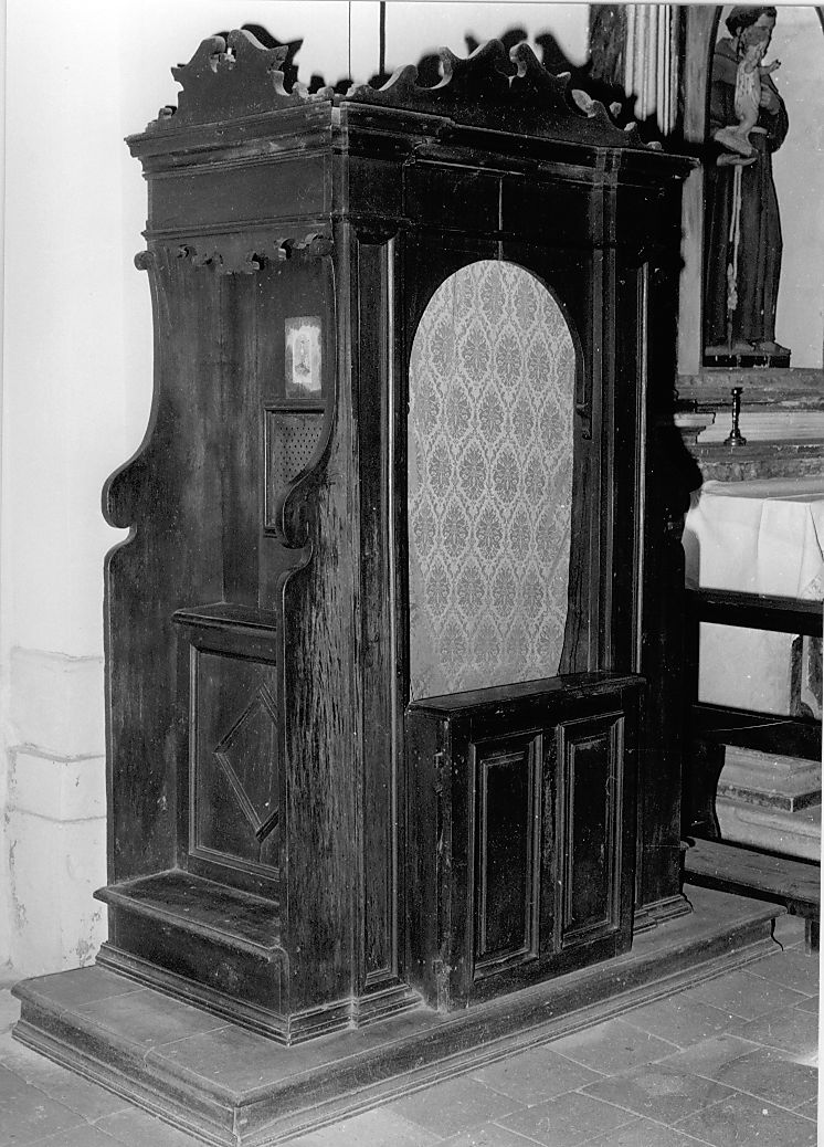 confessionale, serie - ambito Italia centrale (sec. XIX)