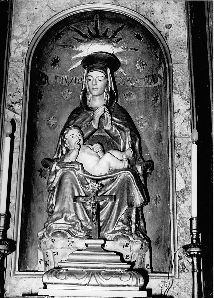 Madonna con Bambino (scultura) - ambito Italia centrale (sec. XVI)