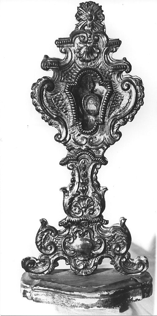 reliquiario-ostensorio - ambito abruzzese (sec. XIX)