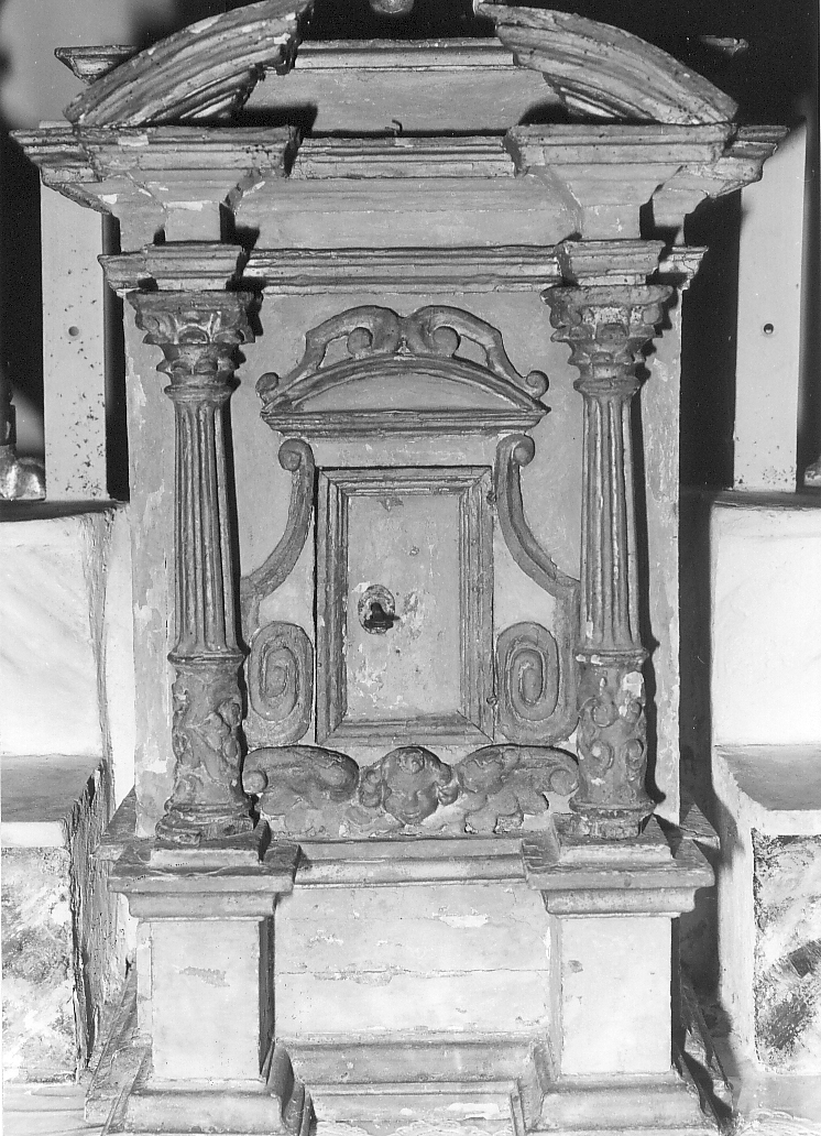 tabernacolo, opera isolata - bottega aquilana (sec. XVIII)